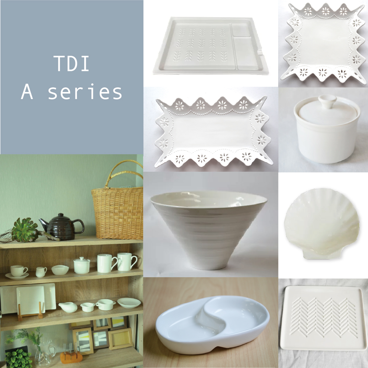 TDI A-series Porcelain kitchenware
